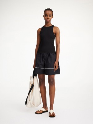 By Malene Birger Amanias Tank Topper Svarte | NO_BB13524