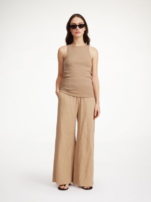 By Malene Birger Campine Wide-leg Bukser Tannin | NO_BB51403