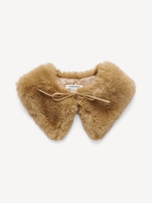 By Malene Birger Cowie Faux Fur Collar Skjerf Tannin | NO_BB82342