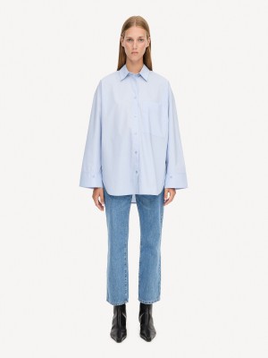 By Malene Birger Derris Organic Cotton Skjorte Blå | NO_BB16086