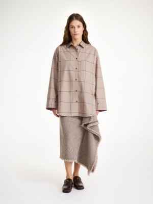 By Malene Birger Derris Organic Cotton Skjorte Autumn check | NO_BB70373