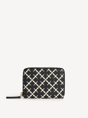 By Malene Birger Elia Printed Coin Purse Lommebøker Og Kortholdere Svarte | NO_BB10062