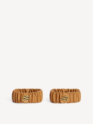 By Malene Birger Evelo Leather Wrist Bands Annet Tilbehør Raw Sugar | NO_BB56472