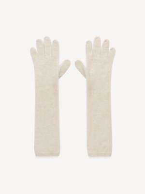 By Malene Birger Guanta Cashmere Gloves Annet Tilbehør Oyster Gray | NO_BB62442