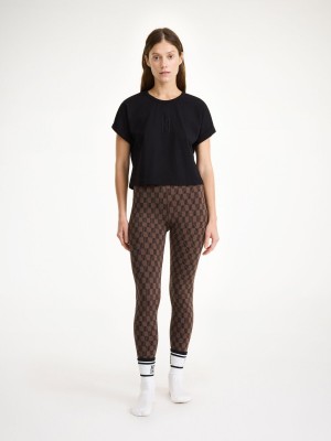 By Malene Birger Hedalia Organic Cotton T-shirt Fritidsklær Svarte | NO_BB30531