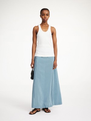 By Malene Birger Isoldas Maxi Skjørt Cool Water | NO_BB86790