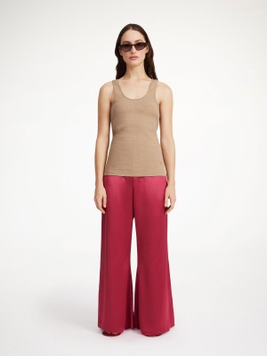 By Malene Birger Lucee Flared Bukser Wild berries | NO_BB69996