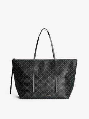 By Malene Birger Luze Tote Vesker Charcoal | NO_BB25427