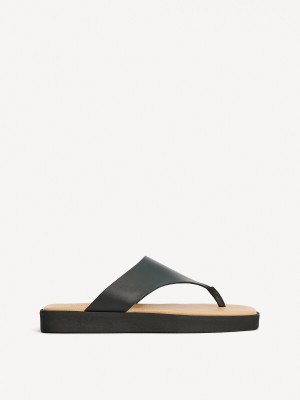 By Malene Birger Marisol Leather Sandals Sko Svarte | NO_BB91225