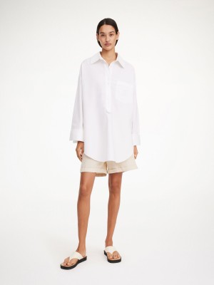 By Malene Birger Maye Organic Cotton Skjorte Hvite | NO_BB14211