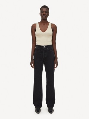 By Malene Birger Miliumlo Organic Cotton Jeans Svarte | NO_BB96813