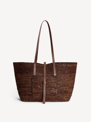 By Malene Birger Palla Straw Tote Vesker Bison | NO_BB83623