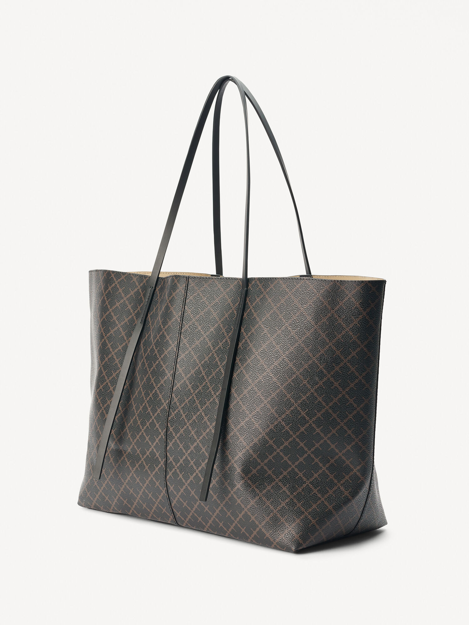 By Malene Birger Abi Printed Tote Vesker Mørke | NO_BB75392