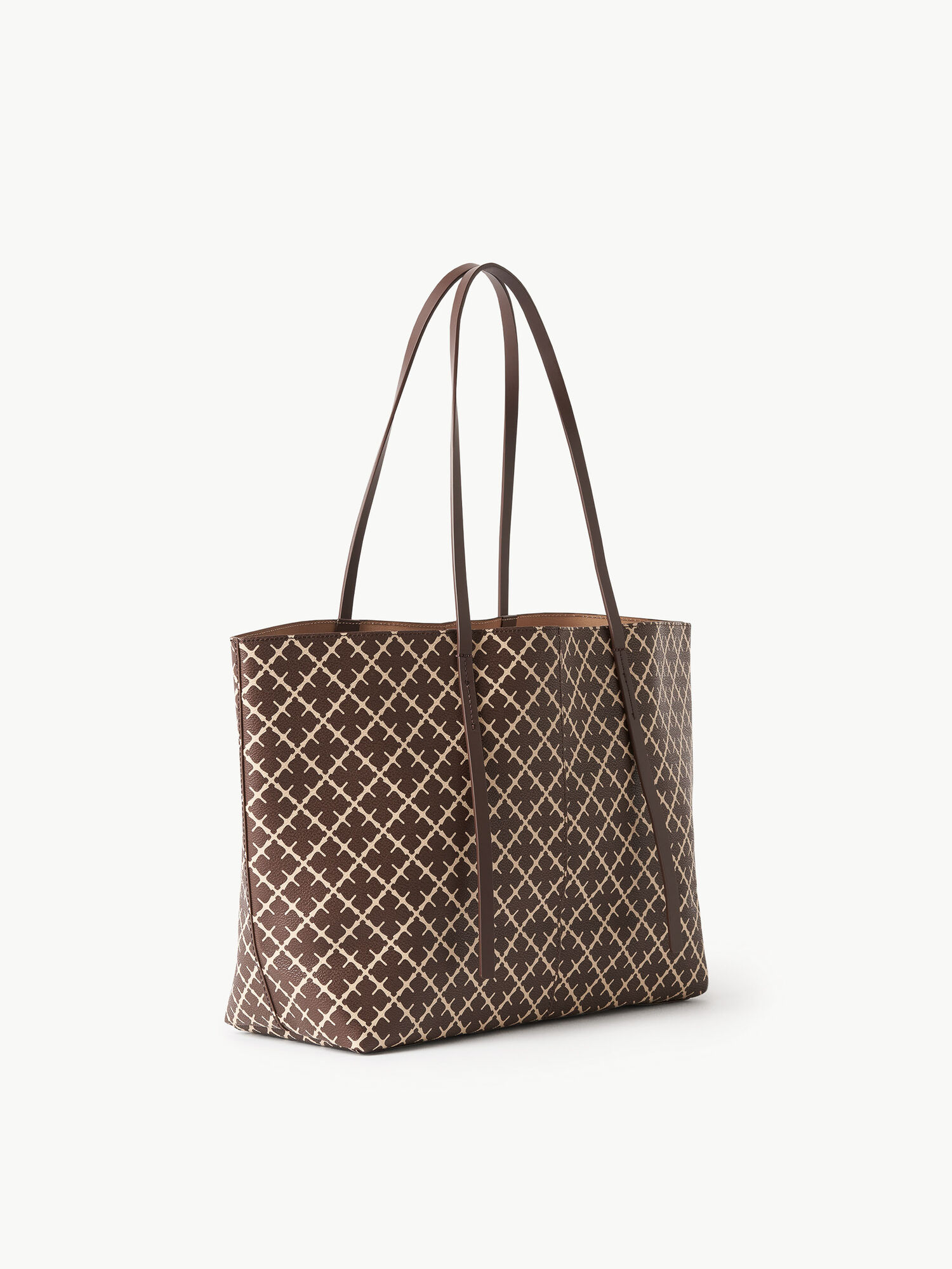 By Malene Birger Abigail Printed Tote Vesker Brune | NO_BB91083