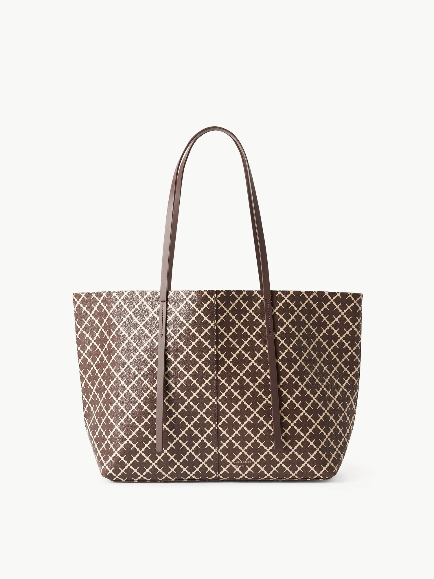 By Malene Birger Abigail Printed Tote Vesker Brune | NO_BB91083