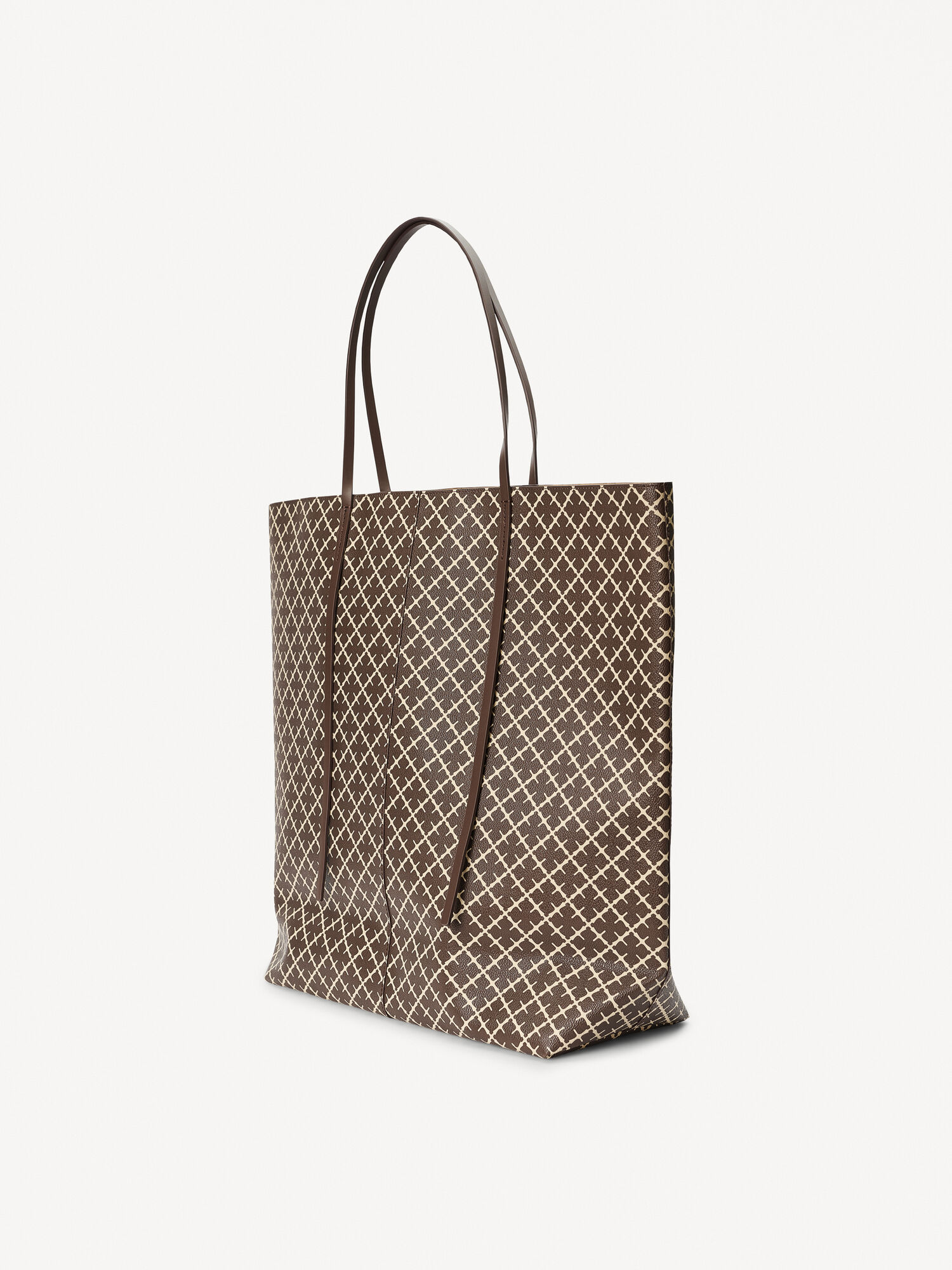 By Malene Birger Abrille Printed Tote Vesker Brune | NO_BB85373