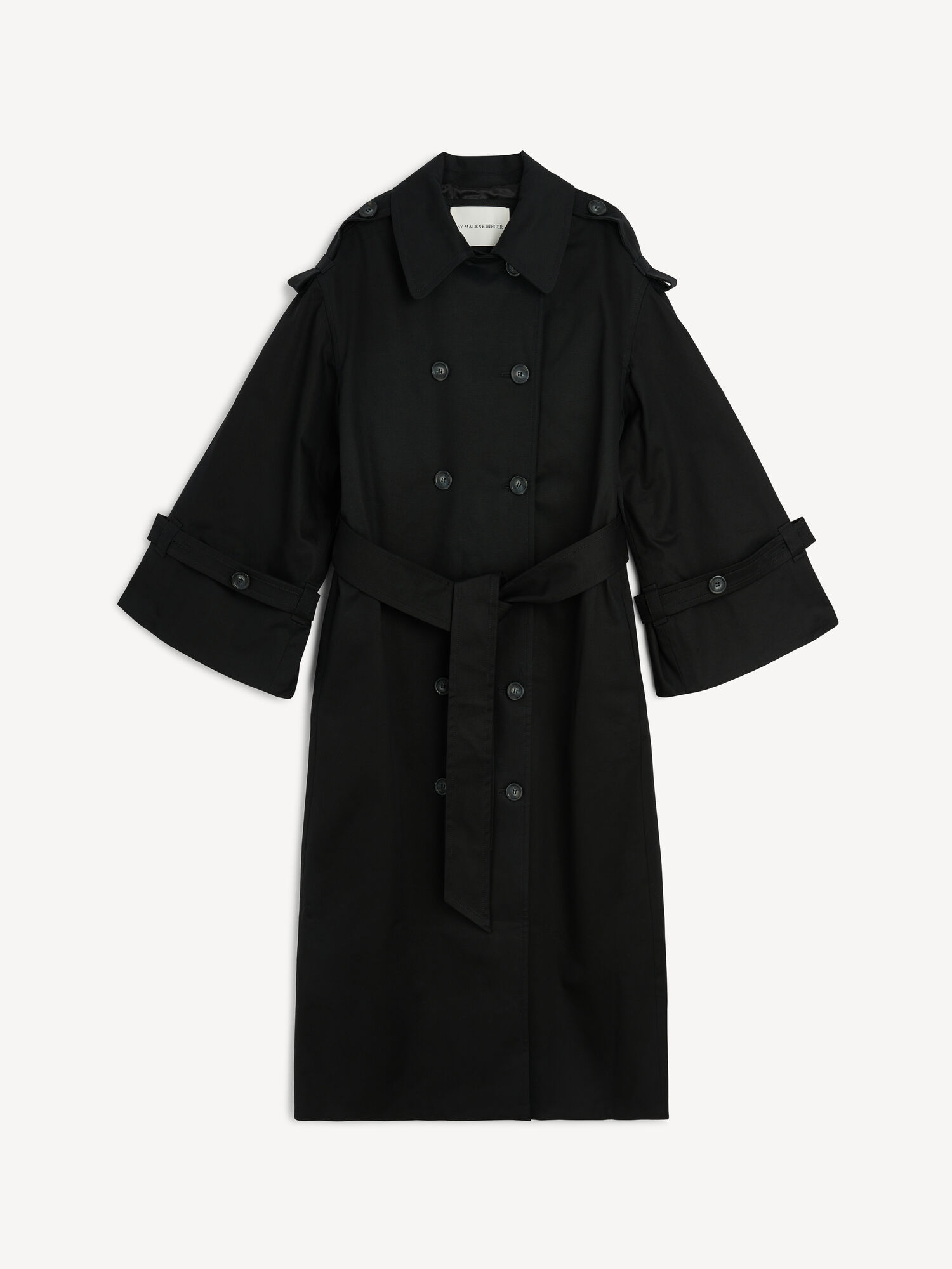 By Malene Birger Alanis Trench Jakker Svarte | NO_BB95986