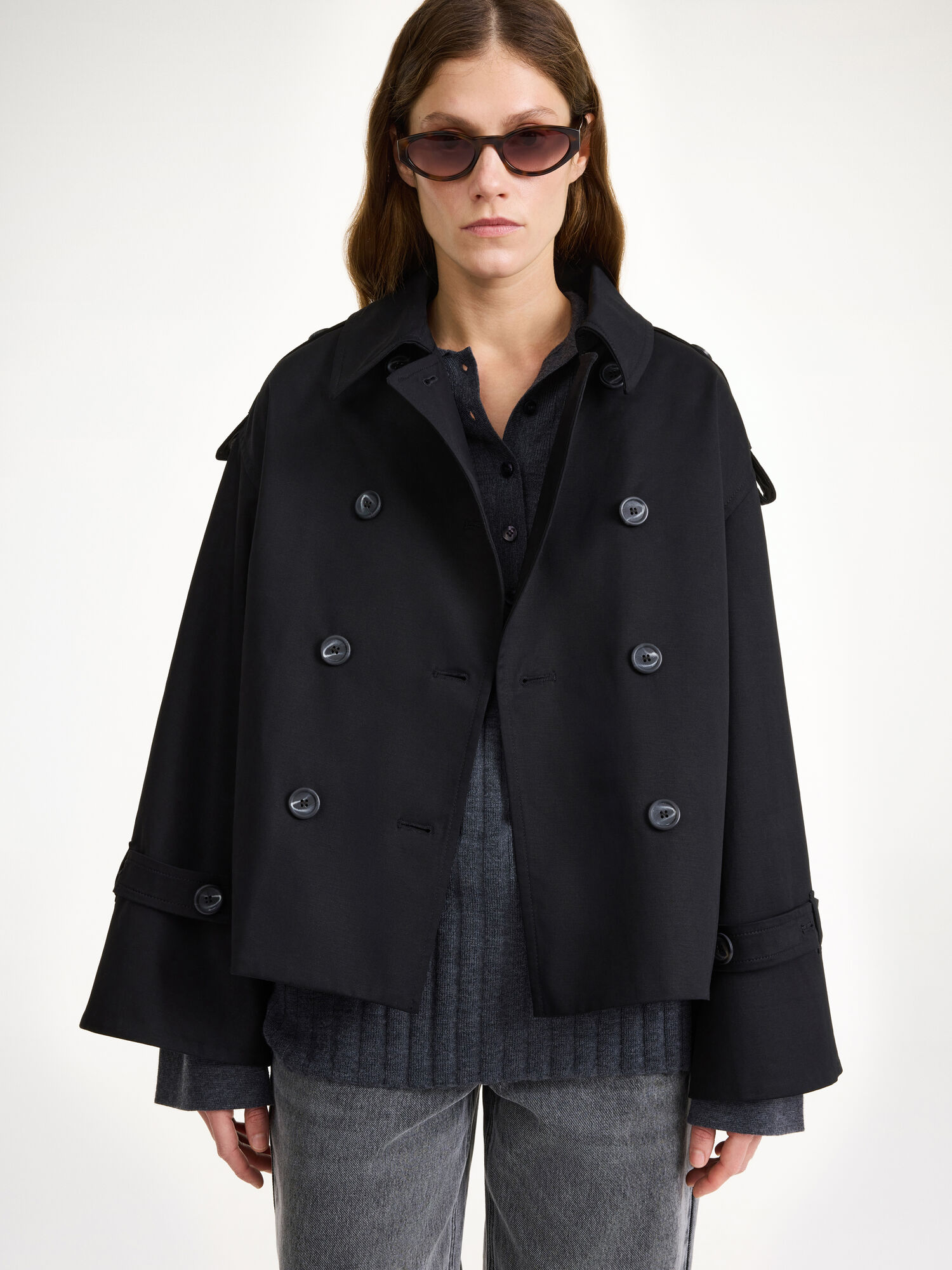 By Malene Birger Alisandra Trench Jakker Svarte | NO_BB16170