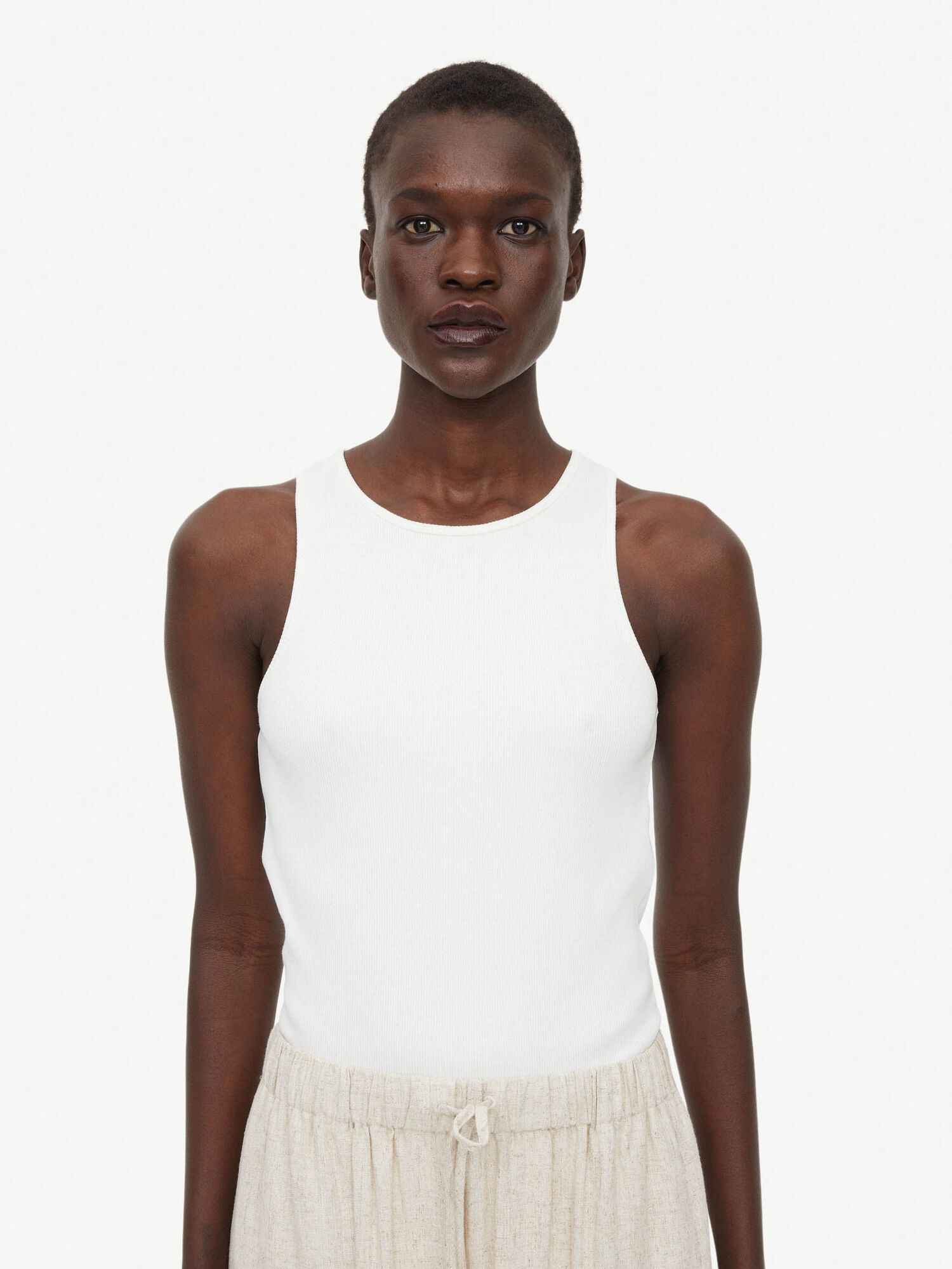 By Malene Birger Amani Tank Topper Hvite | NO_BB99310