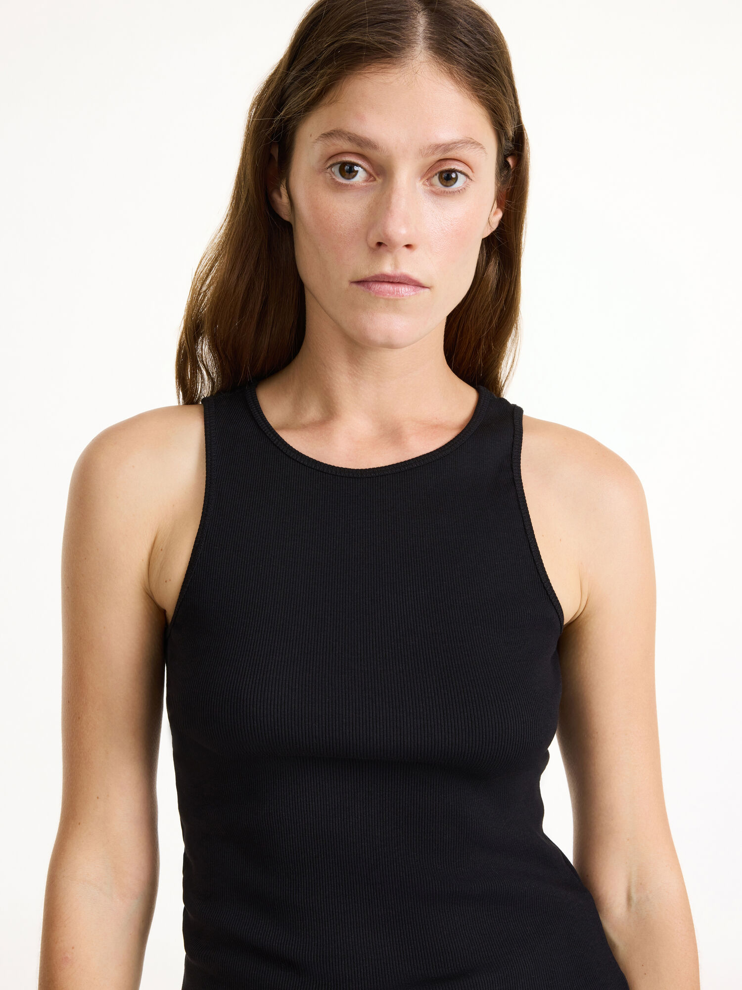 By Malene Birger Amani Tank Topper Svarte | NO_BB28903