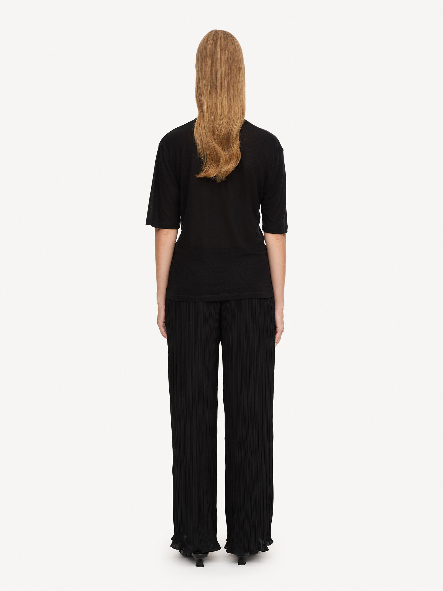 By Malene Birger Amaringa T-shirt Topper Svarte | NO_BB93901