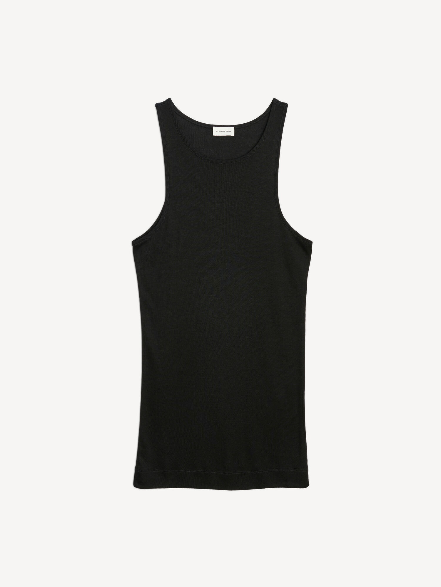 By Malene Birger Amiee Organic Cotton Tank Topper Svarte | NO_BB76245