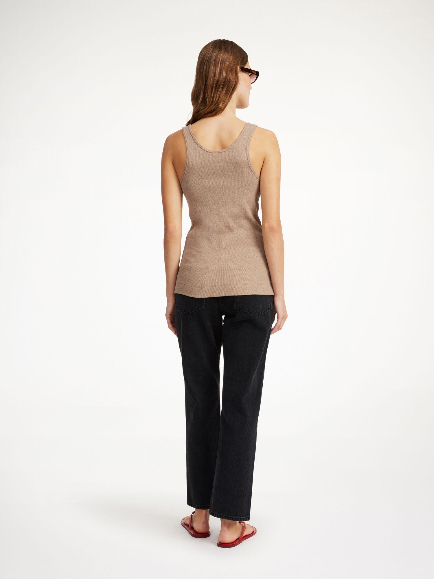 By Malene Birger Anisa Organic Cotton Tank Topper Nomad | NO_BB96345