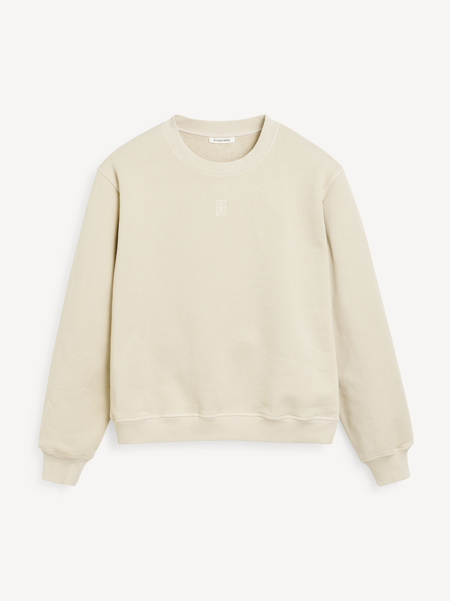 By Malene Birger Apalia Organic Cotton Sweatshirt Topper Oyster Gray | NO_BB79748