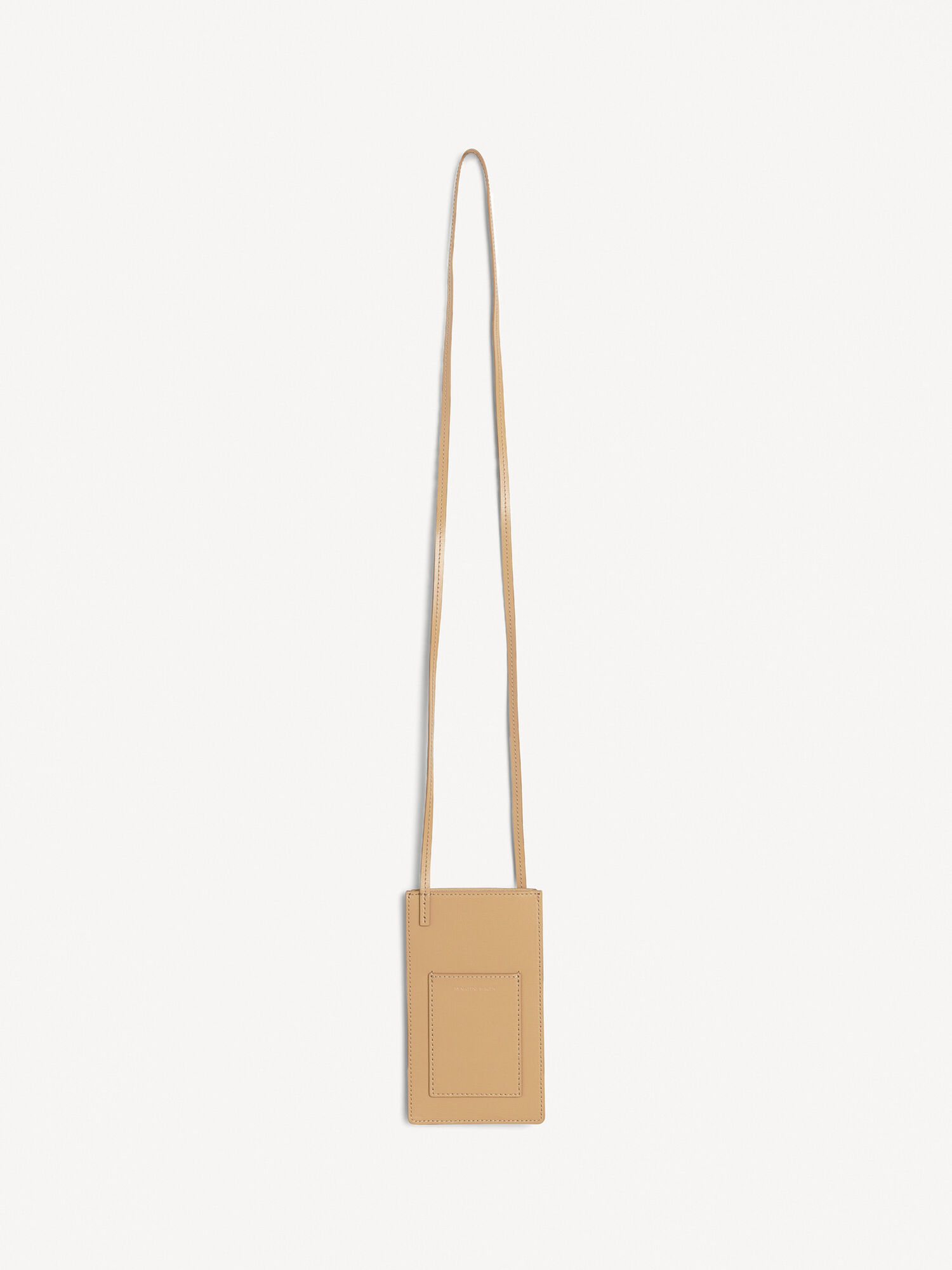 By Malene Birger Aya Leather Phone Pouch Annet Tilbehør Sand | NO_BB83508