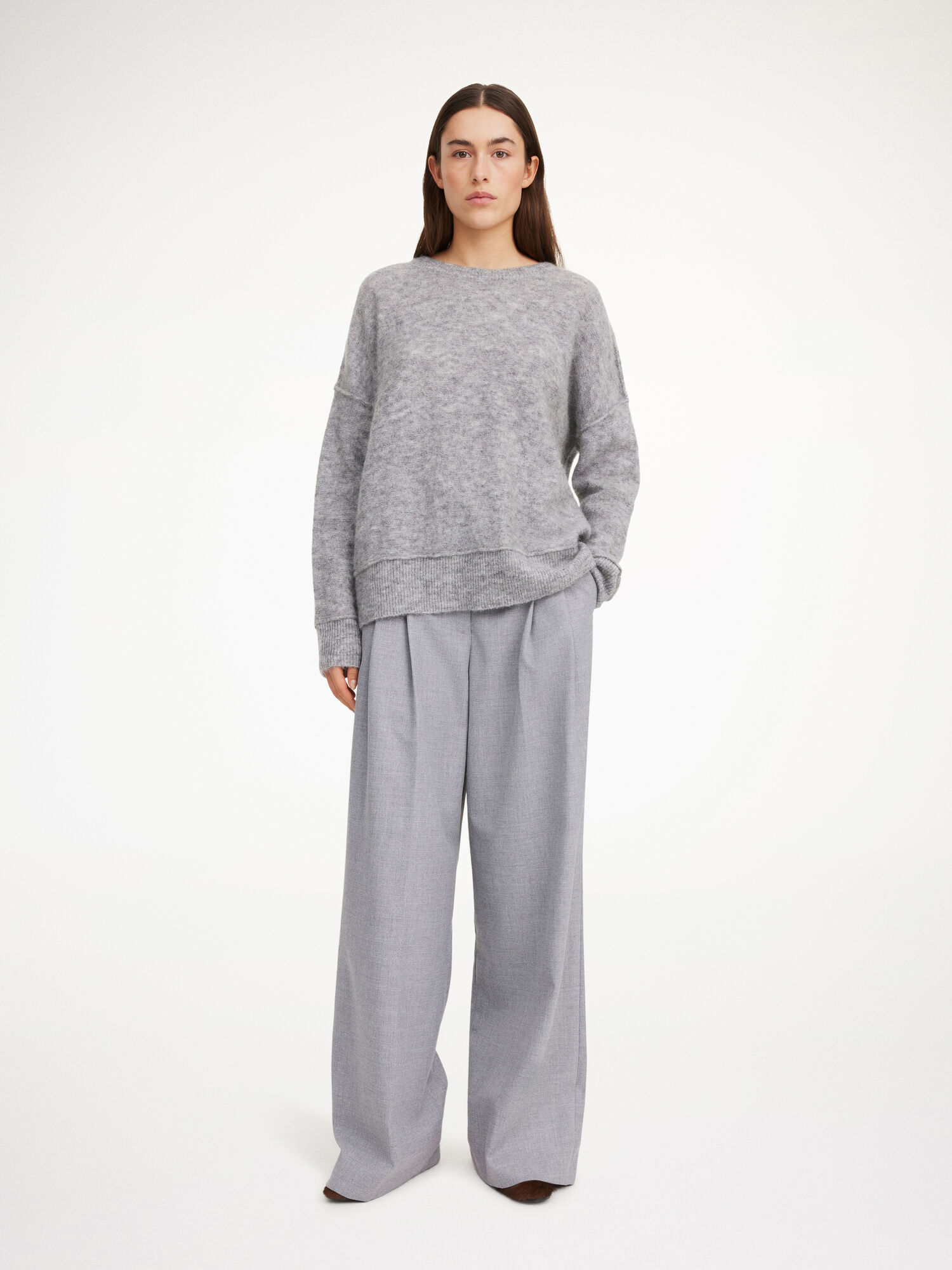 By Malene Birger Biagiorms Sweater Strikkevarer Grå | NO_BB30177