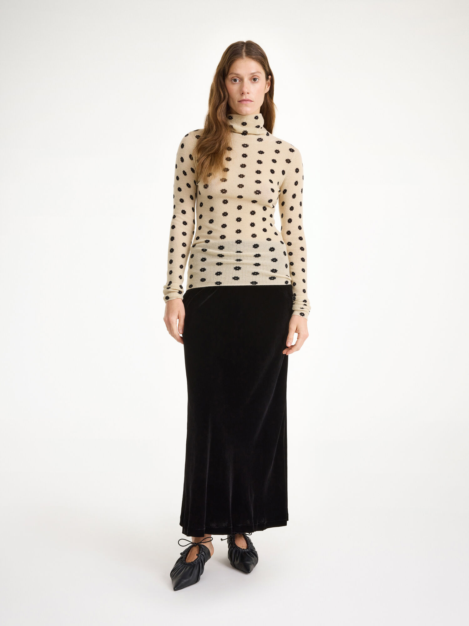 By Malene Birger Boshan Midi Skjørt Svarte | NO_BB27489