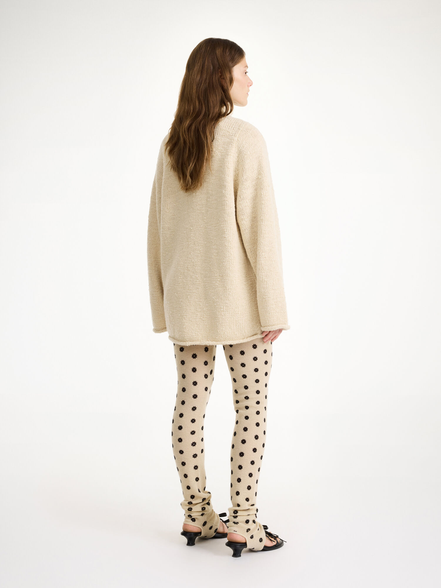 By Malene Birger Breele Wool Leggings Bukser Blomster | NO_BB52220