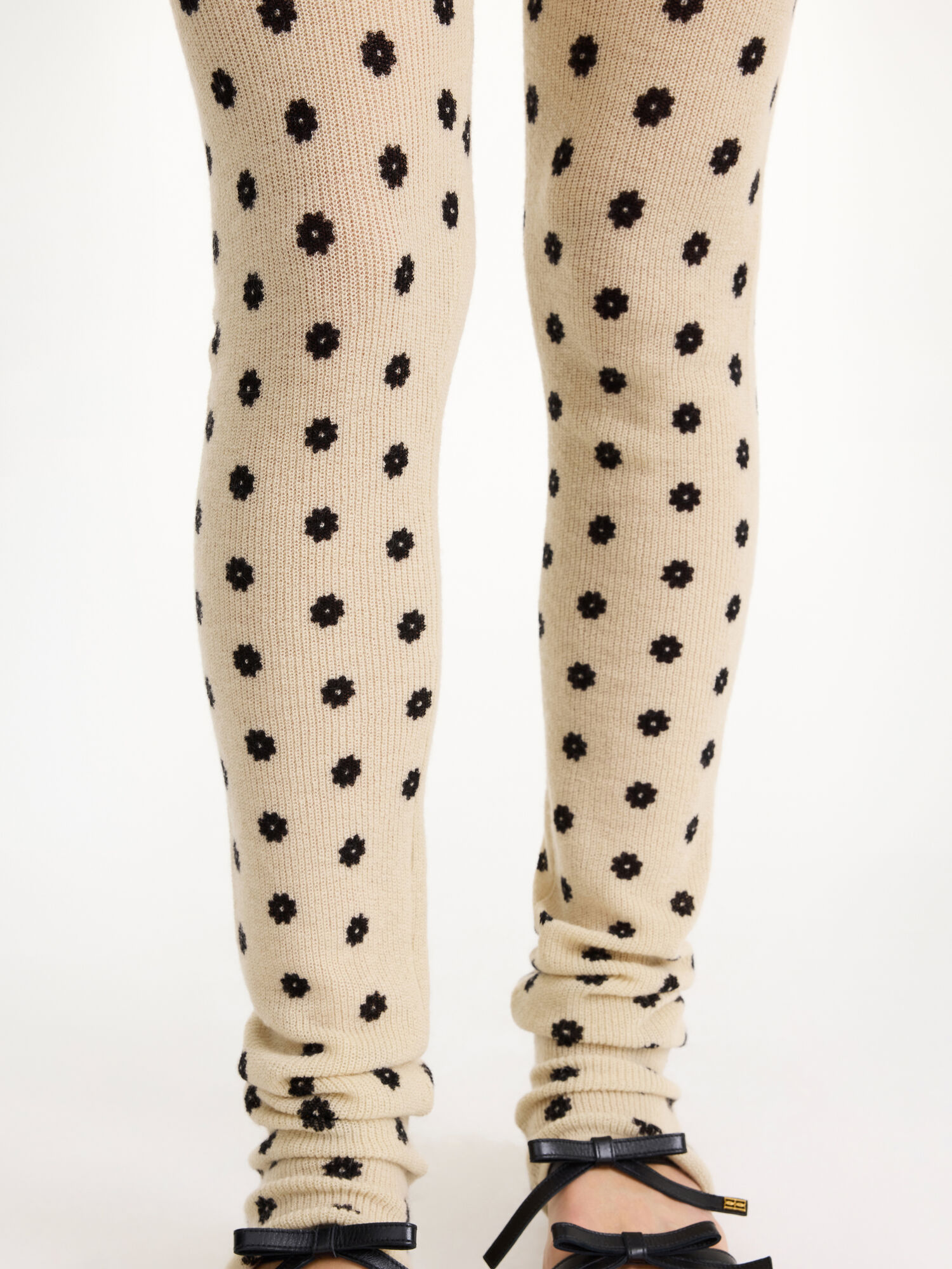 By Malene Birger Breele Wool Leggings Strikkevarer Blomster | NO_BB70008