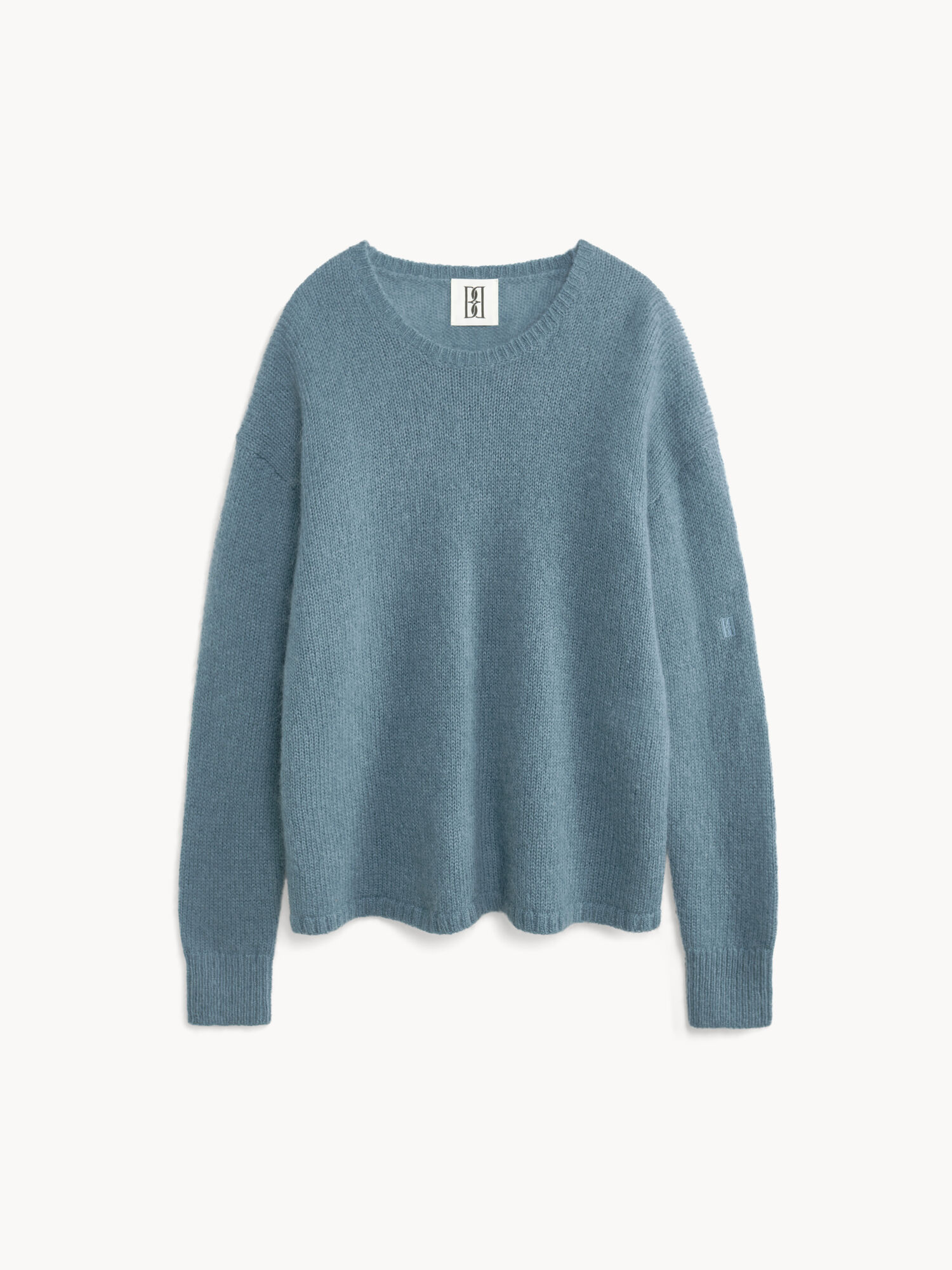 By Malene Birger Briella Mohair-blend Sweater Strikkevarer Cool Water | NO_BB45399