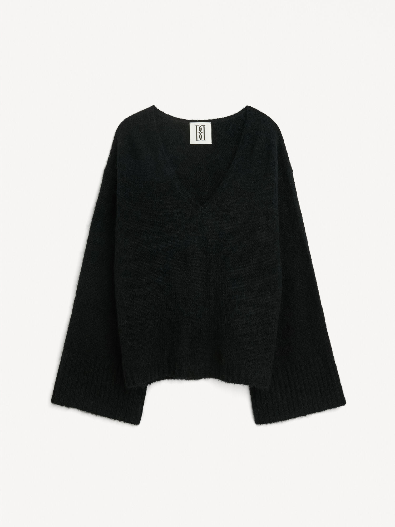 By Malene Birger Cimone Sweater Strikkevarer Svarte | NO_BB30405