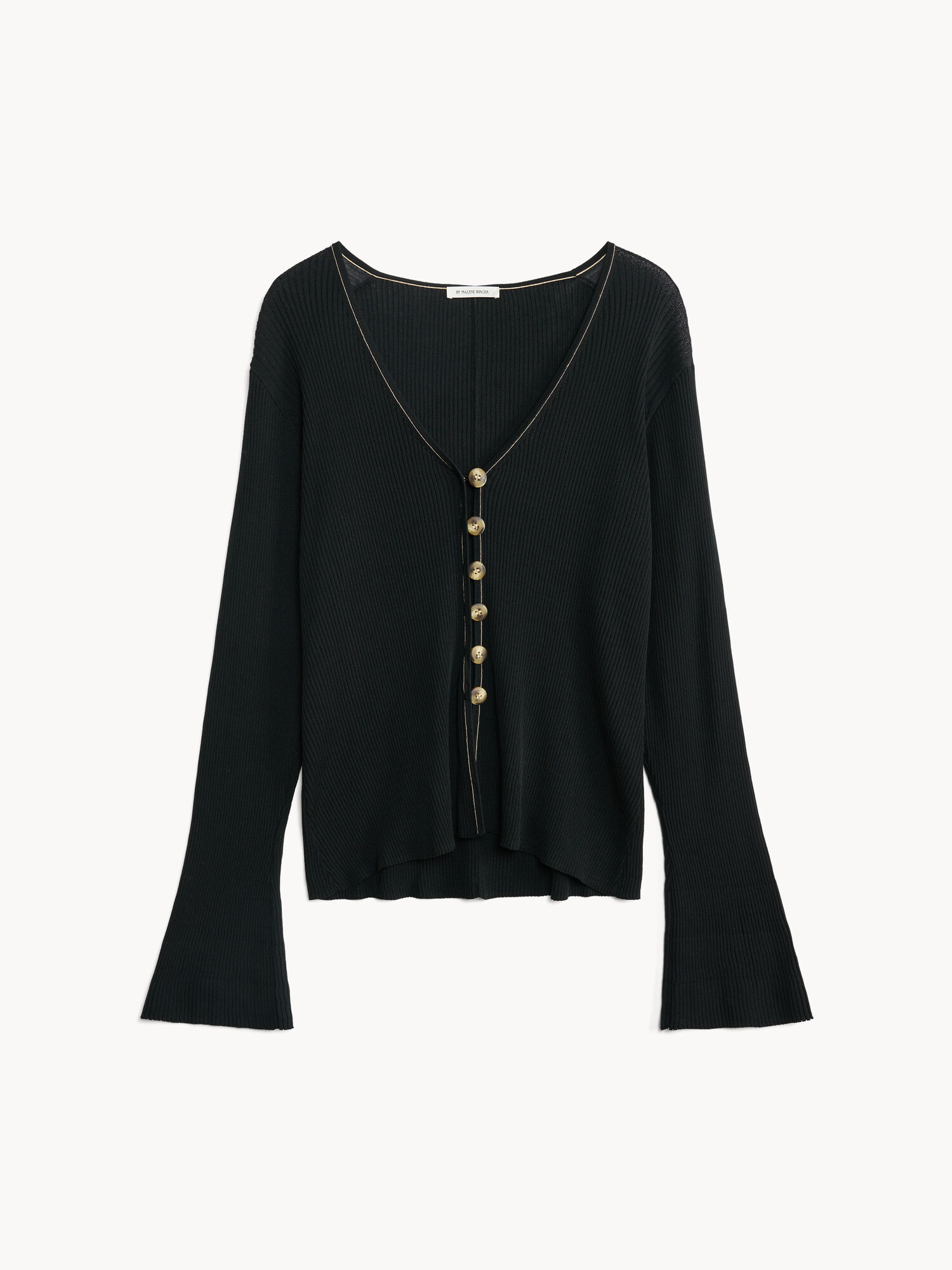 By Malene Birger Cirella Cardigan Strikkevarer Svarte | NO_BB54904