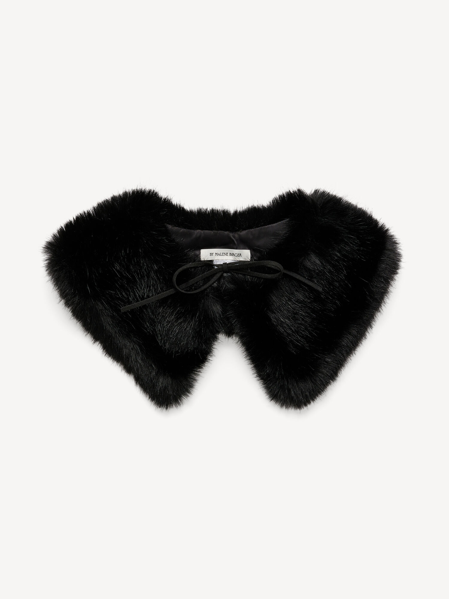 By Malene Birger Cowie Faux Fur Collar Skjerf Svarte | NO_BB91241