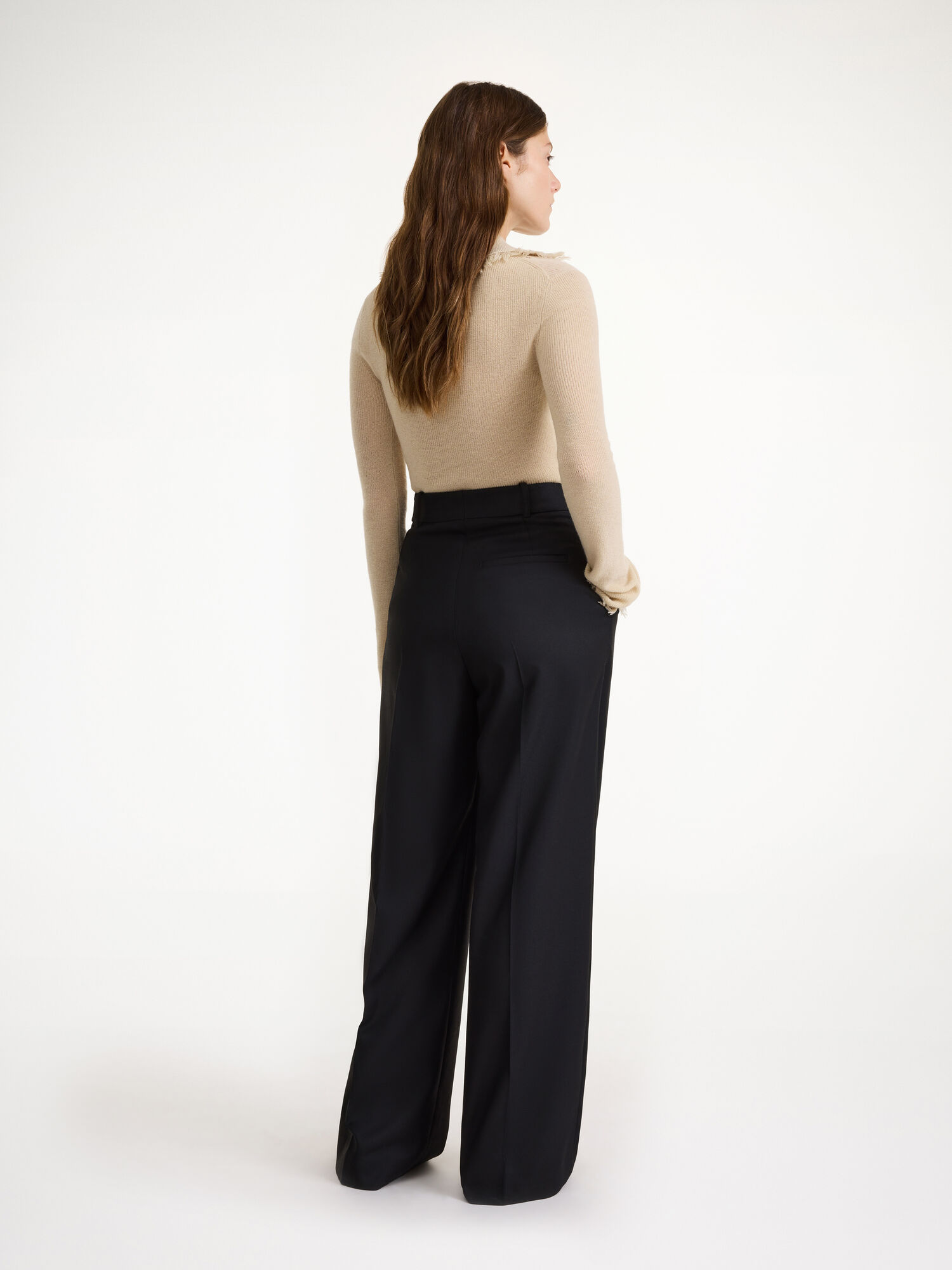 By Malene Birger Cymbaria High-waist Bukser Svarte | NO_BB70703