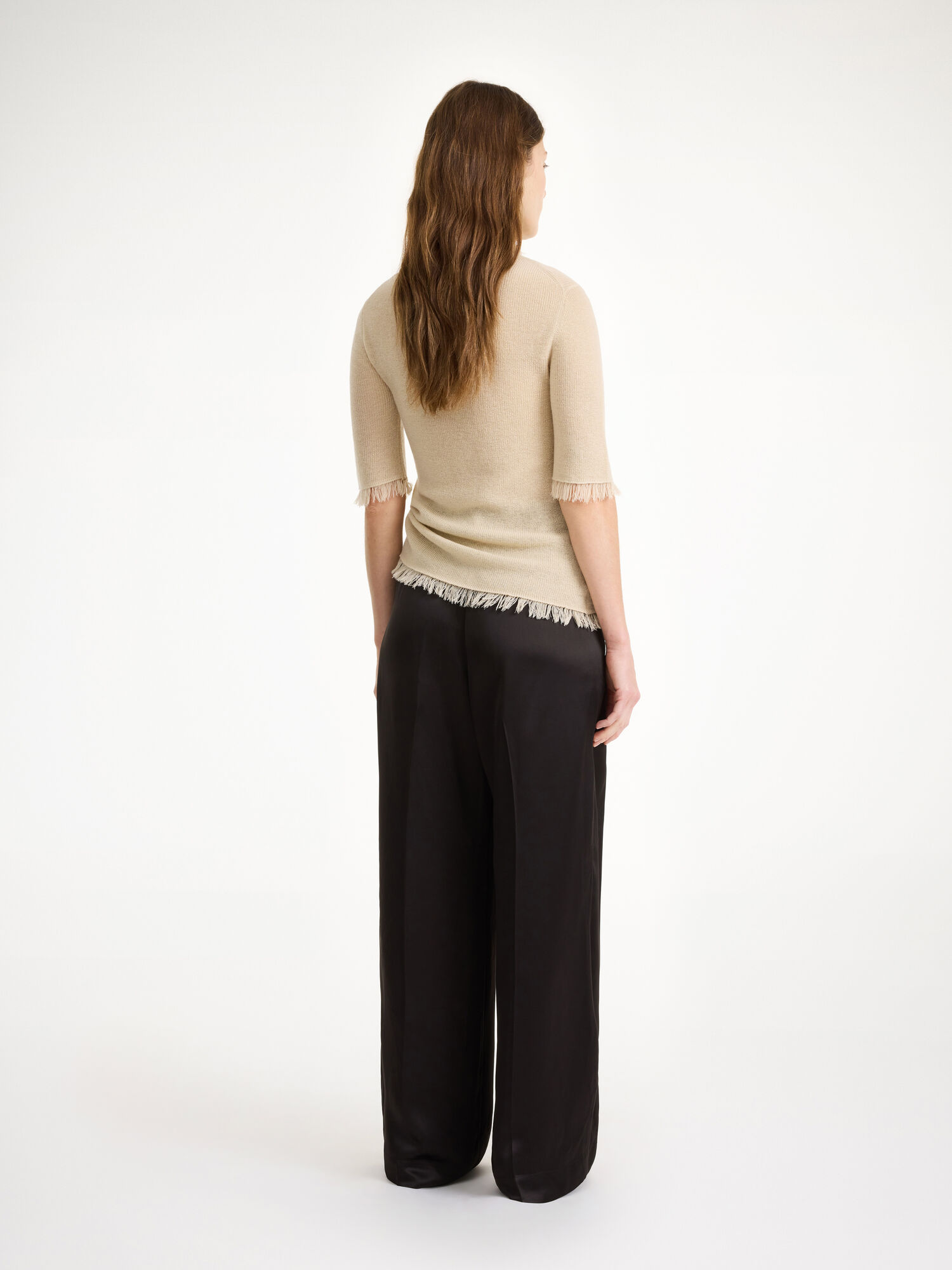 By Malene Birger Cymbaria High-waisted Bukser Svarte | NO_BB92373