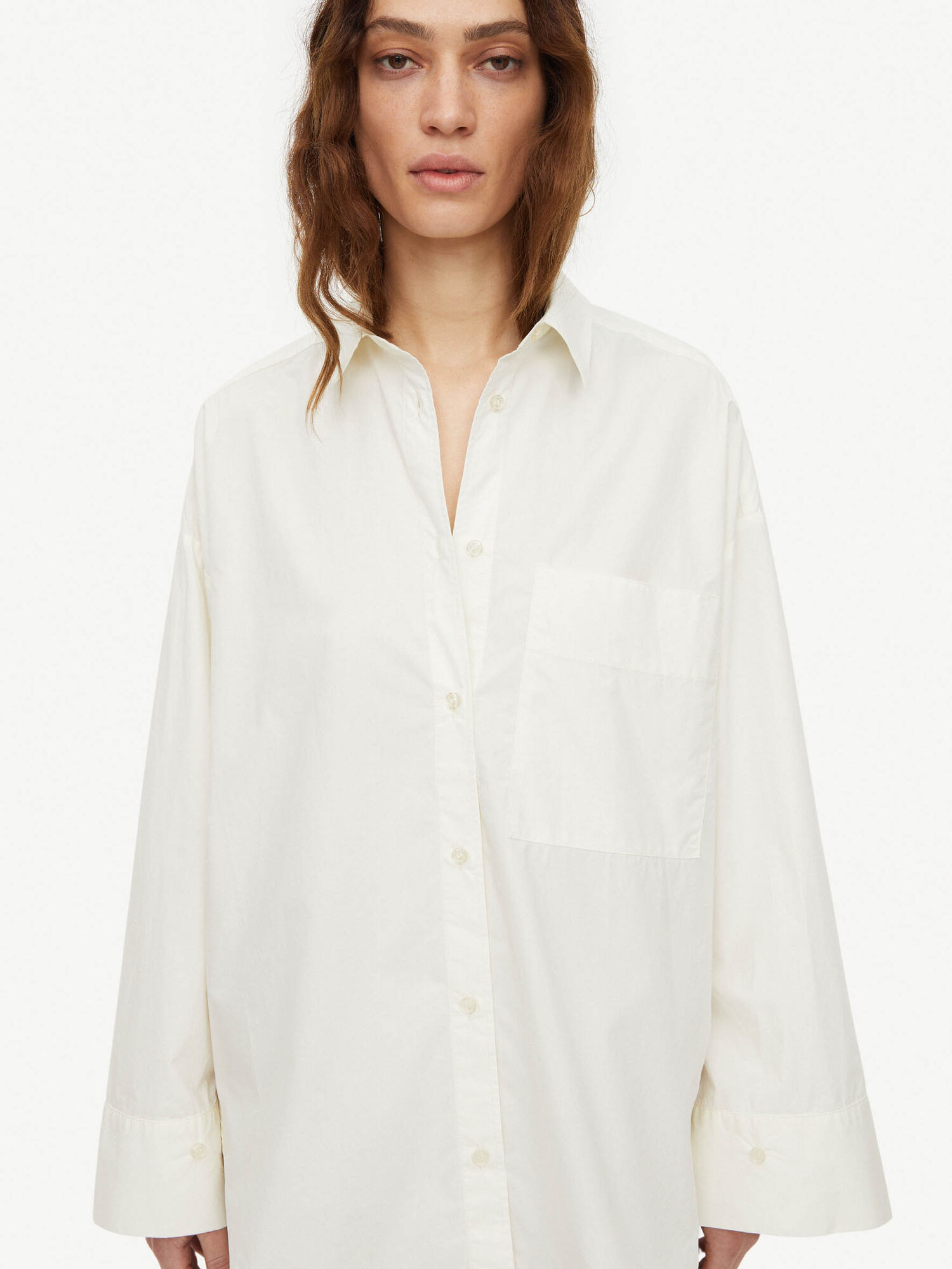 By Malene Birger Derris Organic Cotton Skjorte Hvite | NO_BB58574