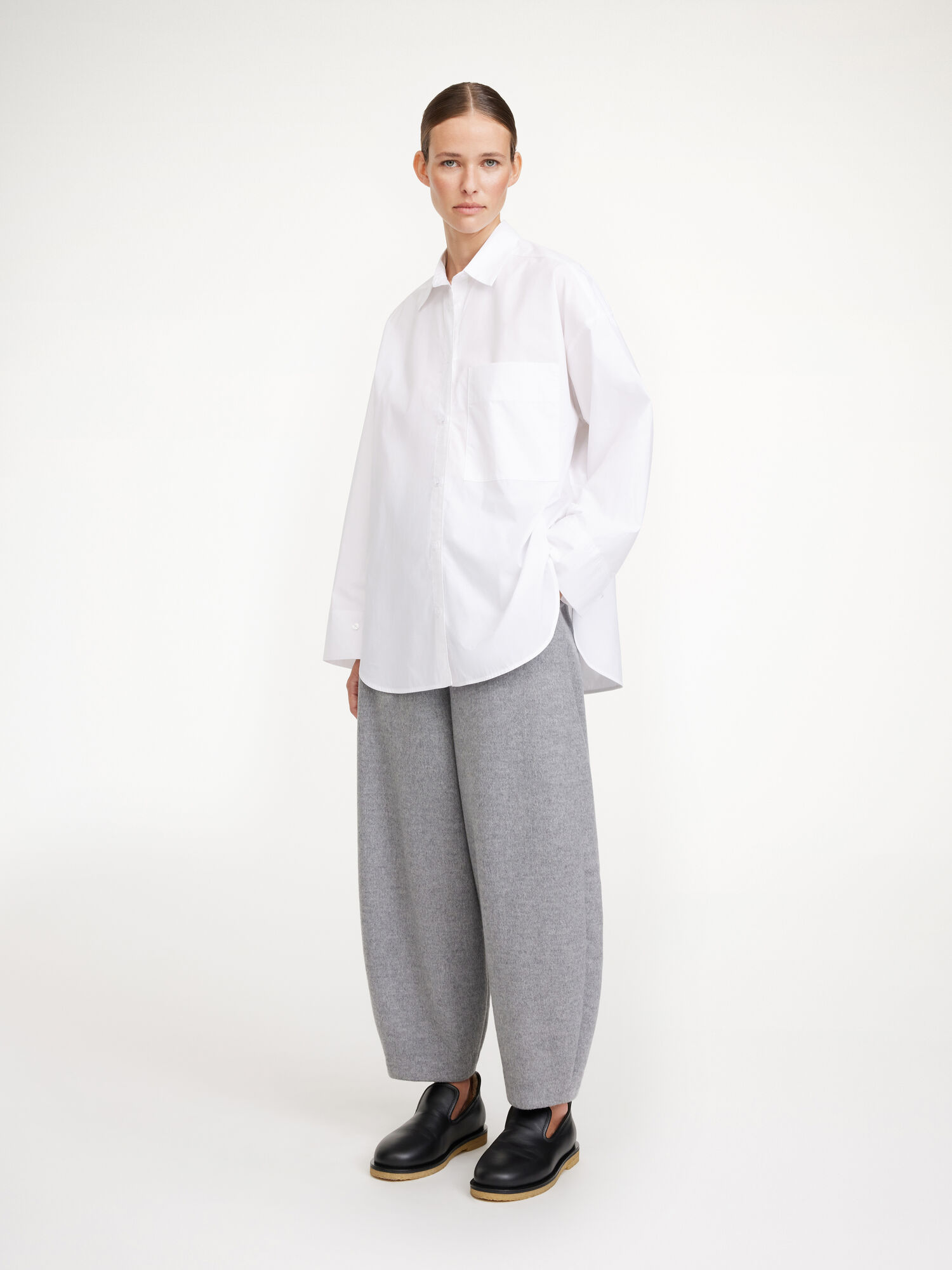 By Malene Birger Derris Organic Cotton Skjorte Hvite | NO_BB38669