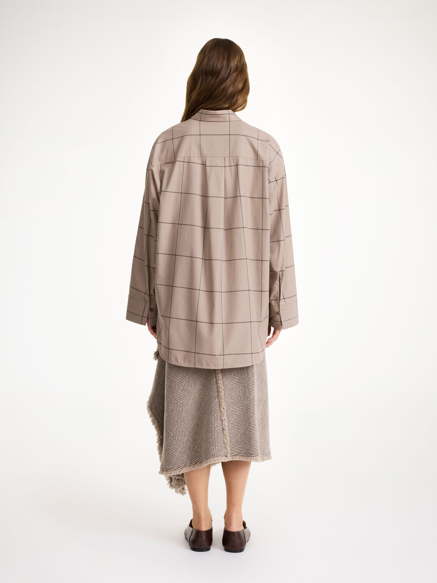 By Malene Birger Derris Organic Cotton Skjorte Autumn check | NO_BB70373