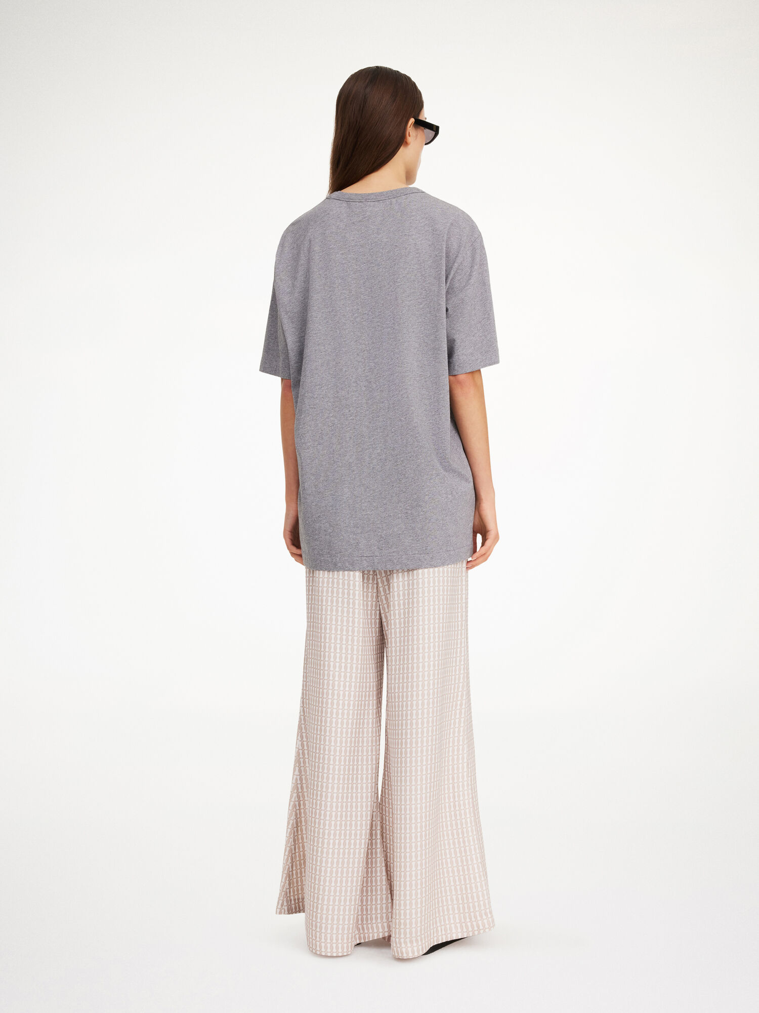 By Malene Birger Fayeh Organic Cotton T-shirt Topper Grå | NO_BB89083