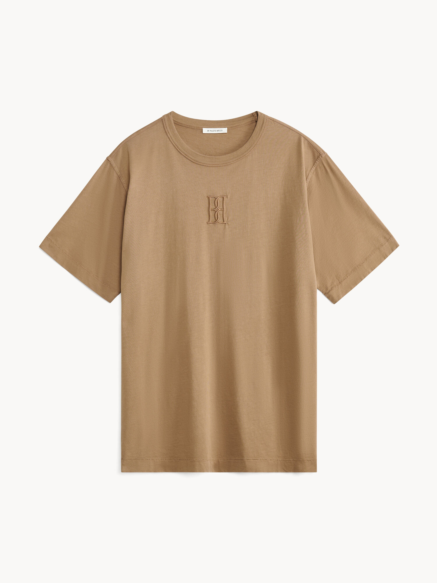 By Malene Birger Fayeh Organic Cotton T-shirt Topper Shitake | NO_BB15400