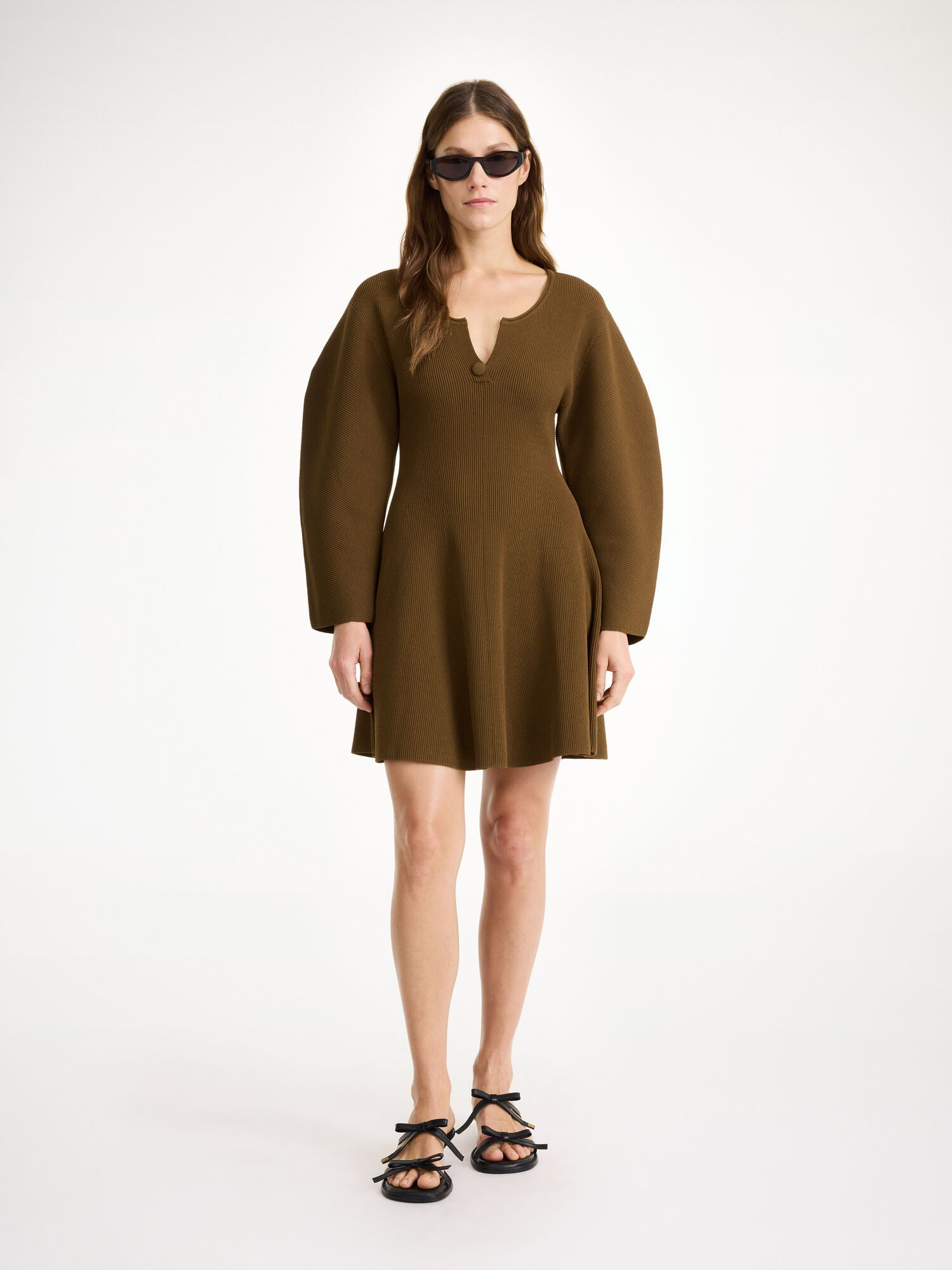 By Malene Birger Francesa Mini Kjole Shitake | NO_BB40213