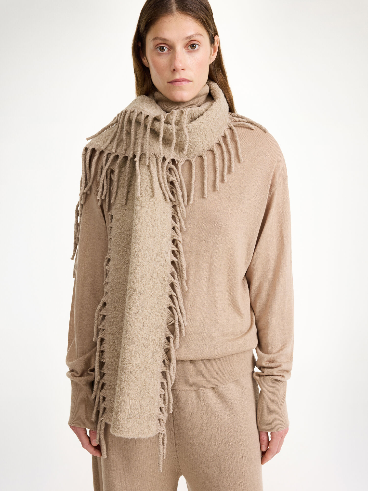 By Malene Birger Fringly Wool Skjerf Tehina | NO_BB49833