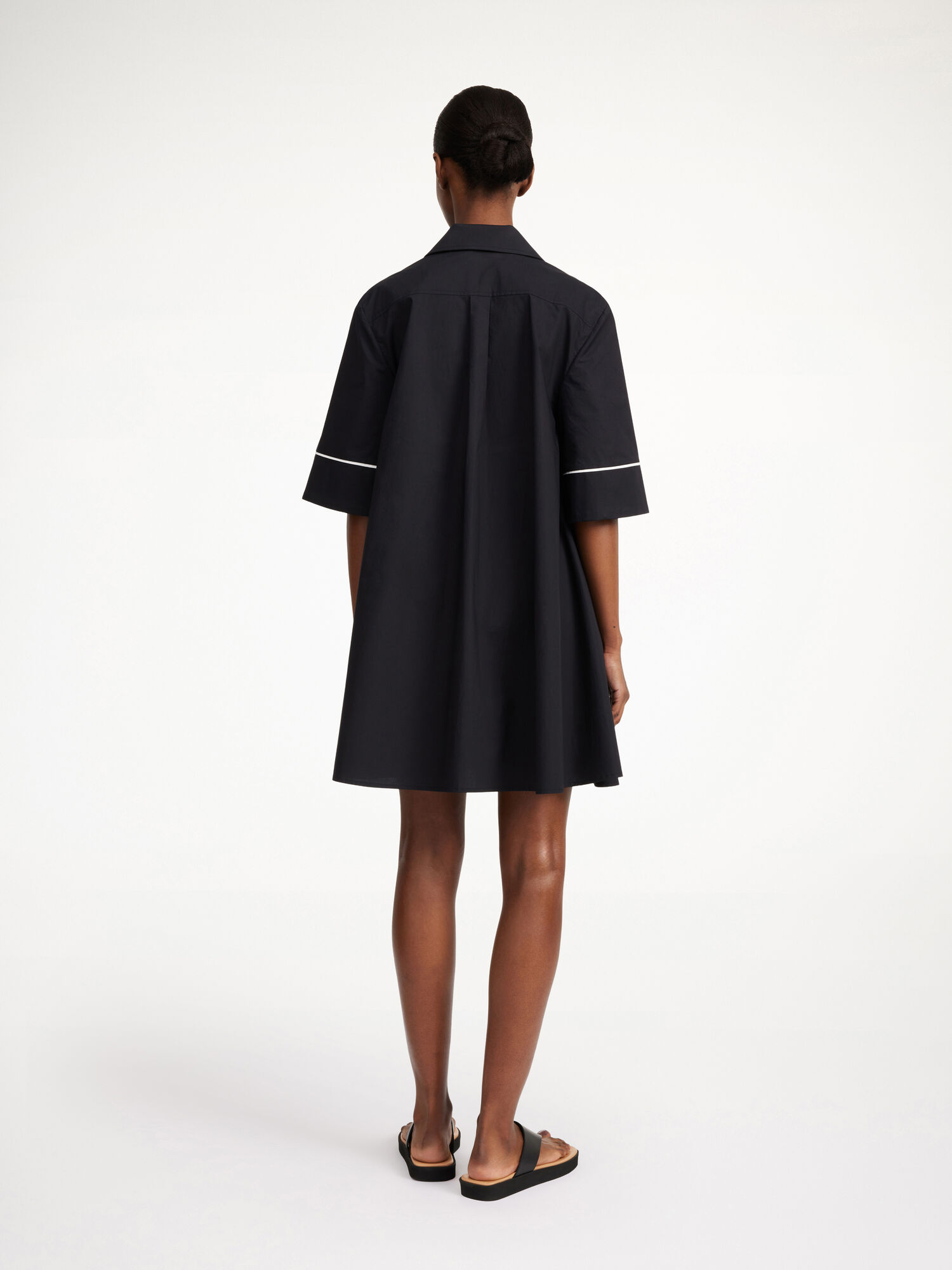 By Malene Birger Gaielle Organic Cotton Kjole Svarte | NO_BB35653