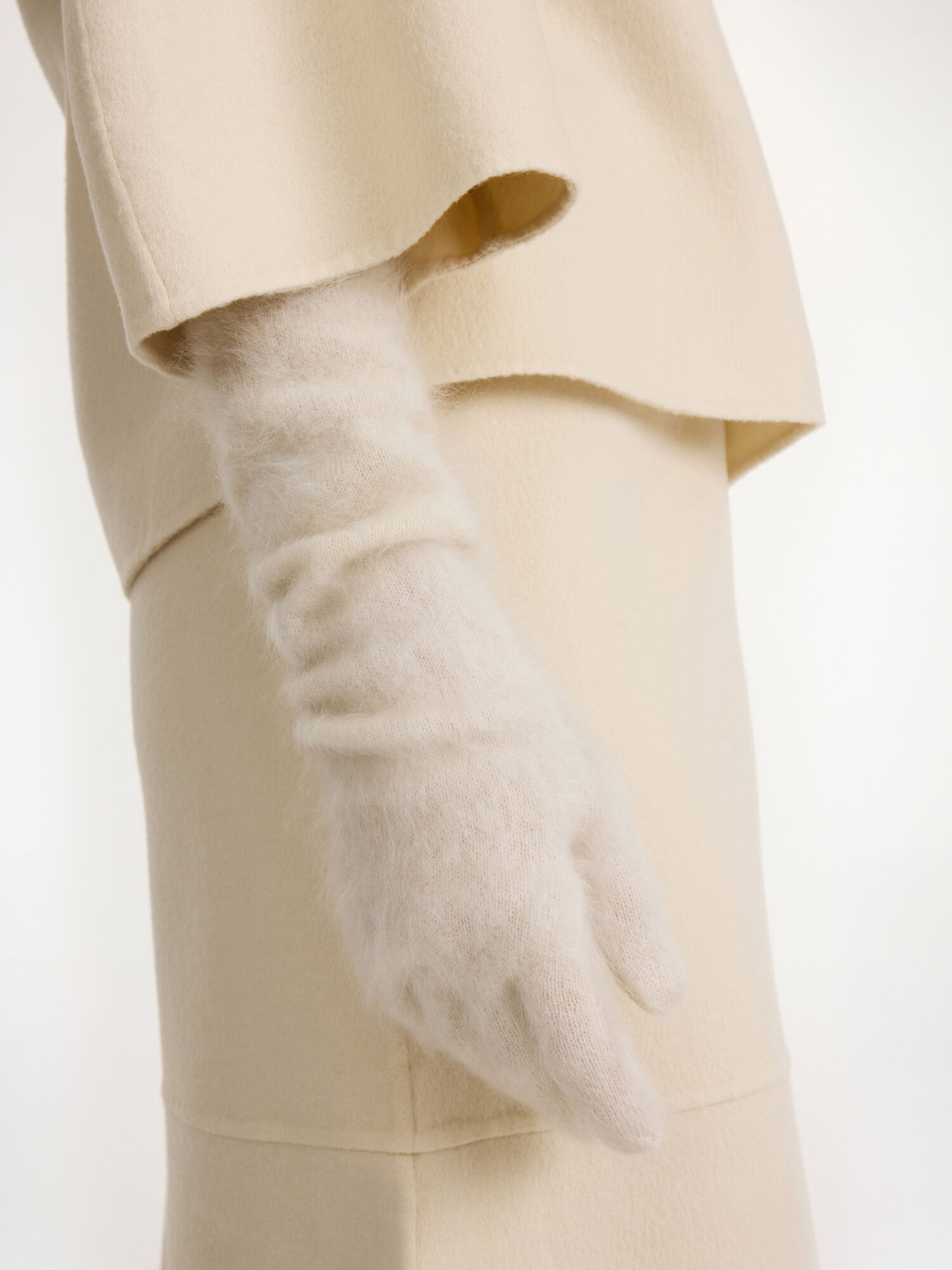 By Malene Birger Guanta Cashmere Gloves Annet Tilbehør Oyster Gray | NO_BB62442