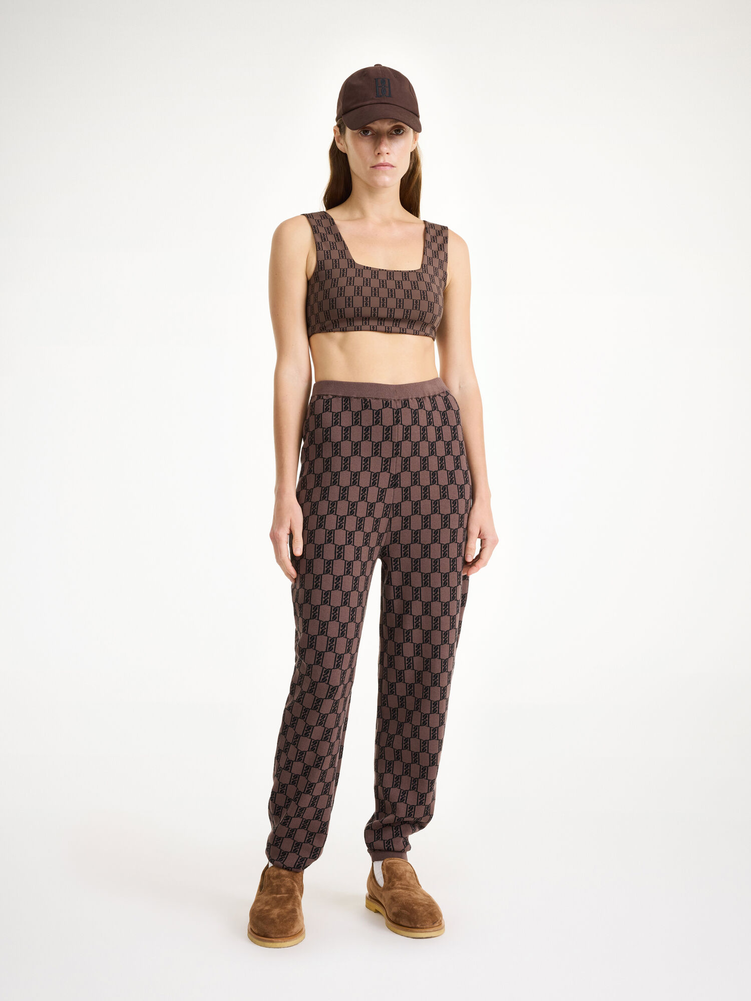 By Malene Birger Hali Knitted Sweatpants Fritidsklær Mørke | NO_BB44833