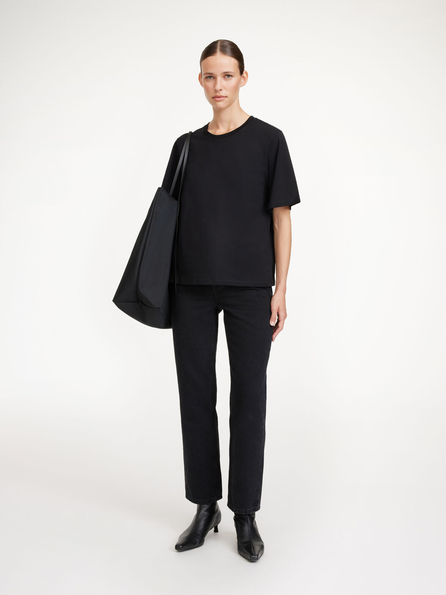 By Malene Birger Hedil T-shirt Topper Svarte | NO_BB10422